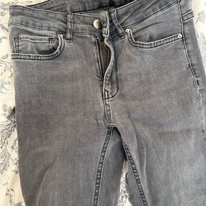 Zara Women's Charcoal Skinny Jeans